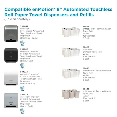 Discount ๐ Hardwound Paper Towel Dispensers EnMotion Hardwound Towel Paper Towel Dispenser, Gray (59497A) โจ 8 Discount ๐ Hardwound Paper Towel Dispensers EnMotion Hardwound Towel Paper Towel Dispenser, Gray (59497A) โจ - Image 6