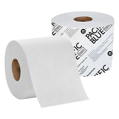 Deals ✨ 2-Ply Toilet Paper Pacific Blue Basic High Capacity Toilet Paper, 2-Ply, White, 1000 Sheets/Roll, 48 Rolls/Carton (19448/01) ✨ 6 Deals ✨ 2-Ply Toilet Paper Pacific Blue Basic High Capacity Toilet Paper, 2-Ply, White, 1000 Sheets/Roll, 48 Rolls/Carton (19448/01) ✨ - Image 4