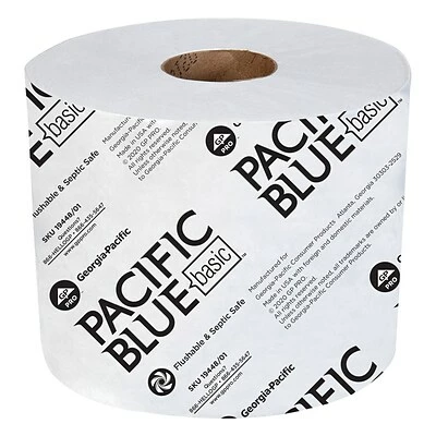 Deals ✨ 2-Ply Toilet Paper Pacific Blue Basic High Capacity Toilet Paper, 2-Ply, White, 1000 Sheets/Roll, 48 Rolls/Carton (19448/01) ✨ 7 Deals ✨ 2-Ply Toilet Paper Pacific Blue Basic High Capacity Toilet Paper, 2-Ply, White, 1000 Sheets/Roll, 48 Rolls/Carton (19448/01) ✨ - Image 5