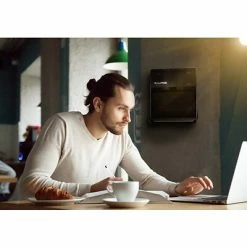 Deals 😀 Hardwound Paper Towel Dispensers Alpine Industries Transparent Black Tri-fold/C-Fold Paper Towel Dispenser 😉 -Janitorial Paper Sales unnamed file 2269