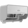 Deals ❤️ Toilet Paper Dispensers Kimberly-Clark Professional ICON Coreless 2-Roll Horizontal Toilet Paper Dispenser With Faceplate, White Mosaic (58712) ⭐ -Janitorial Paper Sales unnamed file 2289