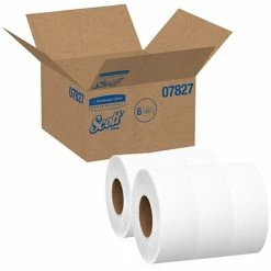 Cheap ✨ 2-Ply Toilet Paper Scott Essential 2-Ply Jumbo Toilet Paper, White, 6 Rolls/Carton (07827) 😀 -Janitorial Paper Sales unnamed file 2333