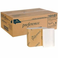 Budget 🛒 Georgia-Pacific Toilet Paper & Bath Tissue Preference 2-Ply Single Fold Interfold Toilet Paper, White, 400 Sheets/Pack, 60 Packs/Carton (10101) ⌛ -Janitorial Paper Sales unnamed file 2360