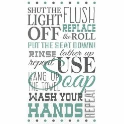 Top 10 😀 Disposable Napkins Amscan Bathroom Etiquette Guest Towels, 7.75'' X 4.5'', 4/Pack, 16 Per Pack (530016) 😉