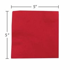 Budget ✨ Disposable Napkins JAM Paper Small Beverage Napkins, 2-Ply, Red, 40 Napkins/Pack (5255620729) 🔔 -Janitorial Paper Sales unnamed file 2365