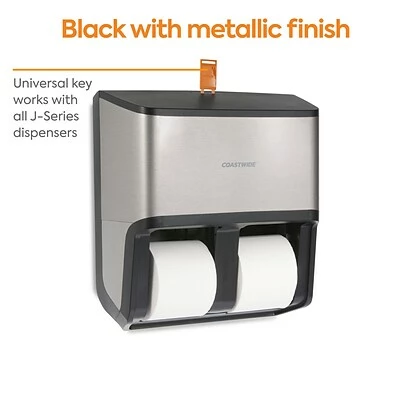 Cheapest š Toilet Paper Dispensers Coastwide Professional⢠J-Series Quad Bath Tissue Dispenser, Black/Metallic (CWJ4BT-S) š„ 7 Cheapest š Toilet Paper Dispensers Coastwide Professional⢠J-Series Quad Bath Tissue Dispenser, Black/Metallic (CWJ4BT-S) š„ - Image 5