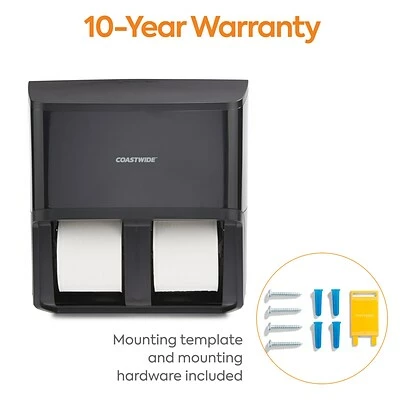 Promo ✔️ Toilet Paper Dispensers Coastwide Professional™ J-Series Quad Bath Tissue Dispenser, Black (CWJ4BT-B) ⌛ 10 Promo ✔️ Toilet Paper Dispensers Coastwide Professional™ J-Series Quad Bath Tissue Dispenser, Black (CWJ4BT-B) ⌛ - Image 8