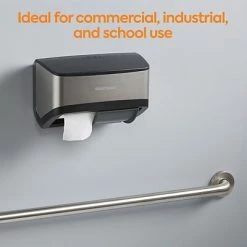 Wholesale ⌛ Toilet Paper Dispensers Coastwide Professional™ J-Series Duo Bath Tissue Dispenser, Black/Metallic (CWJ2BT-S) ✨ -Janitorial Paper Sales unnamed file 2423
