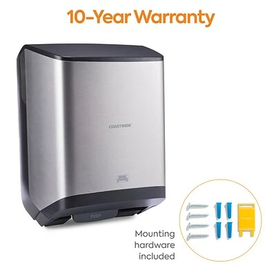 Top 10 🧨 Hardwound Paper Towel Dispensers Coastwide Professional™ J-Series Auto-Cut Hardwound Paper Towel Dispenser, Black/Metallic (CWJMHT-S) 😉 11 Top 10 🧨 Hardwound Paper Towel Dispensers Coastwide Professional™ J-Series Auto-Cut Hardwound Paper Towel Dispenser, Black/Metallic (CWJMHT-S) 😉 - Image 9