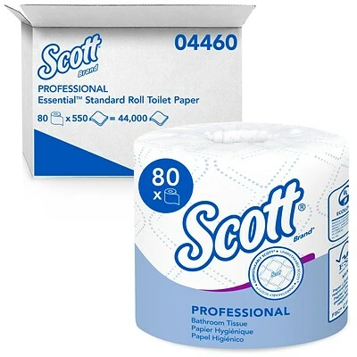 Best Pirce ๐ 2-Ply Toilet Paper Scott Essential Standard Toilet Paper, 2-Ply, White, 550 Sheets/Roll, 80 Rolls/Carton (04460) ๐ 4 Best Pirce ๐ 2-Ply Toilet Paper Scott Essential Standard Toilet Paper, 2-Ply, White, 550 Sheets/Roll, 80 Rolls/Carton (04460) ๐ - Image 2