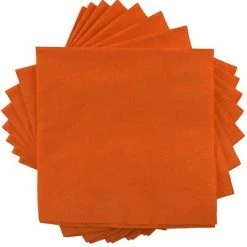 Top 10 ⌛ Disposable Napkins JAM Paper® Small Beverage Napkins, 5 X 5, Orange, 480/Box (5255620725b) ✔️