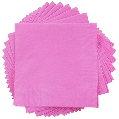 Hot Sale 💯 Disposable Napkins JAM Paper Beverage Napkin, 2-ply, Fuchsia Pink, 40 Napkins/Pack (255621947) ❤️ 3 Hot Sale 💯 Disposable Napkins JAM Paper Beverage Napkin, 2-ply, Fuchsia Pink, 40 Napkins/Pack (255621947) ❤️