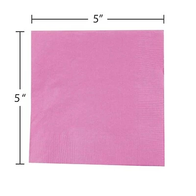 Hot Sale 💯 Disposable Napkins JAM Paper Beverage Napkin, 2-ply, Fuchsia Pink, 40 Napkins/Pack (255621947) ❤️ 5 Hot Sale 💯 Disposable Napkins JAM Paper Beverage Napkin, 2-ply, Fuchsia Pink, 40 Napkins/Pack (255621947) ❤️ - Image 3