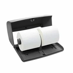 Brand new 🥰 Bath Tissue & Dispensers Alpine Industries Side-by-Side Double Roll Toilet Tissue Dispenser, Gray 🥰
