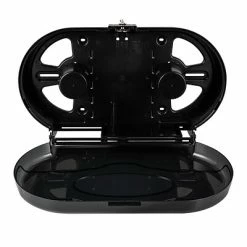 Promo 🤩 Bath Tissue & Dispensers Alpine Industries Jumbo Toilet Paper Dispenser, Double Roll Holder, Transparent Black 💯 -Janitorial Paper Sales unnamed file 2540