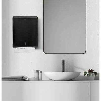 New 😉 Hardwound Paper Towel Dispensers Alpine Industries Stainless Steel Nickle Brushed C-Fold/Multi-Fold Paper Towel Dispenser 2 Pack ❤️ 5 New 😉 Hardwound Paper Towel Dispensers Alpine Industries Stainless Steel Nickle Brushed C-Fold/Multi-Fold Paper Towel Dispenser 2 Pack ❤️ - Image 3