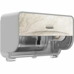 Top 10 🤩 Toilet Paper Dispensers Kimberly-Clark Professional ICON Coreless 2-Roll Horizontal Toilet Paper Dispenser With Faceplate, Warm Marble (58742) 😀