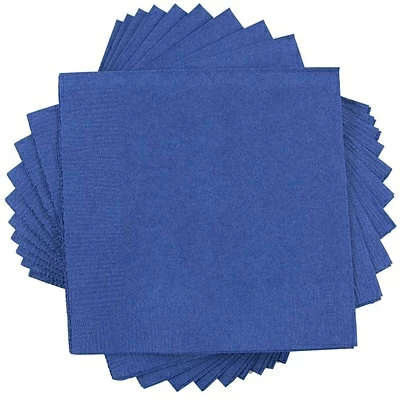 Outlet 🥰 Disposable Napkins JAM Paper Beverage Napkin, 2-ply, Blue, 40 Napkins/Pack (5255620717) 🎉 3 Outlet 🥰 Disposable Napkins JAM Paper Beverage Napkin, 2-ply, Blue, 40 Napkins/Pack (5255620717) 🎉