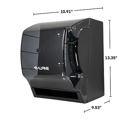 Top 10 ⭐ Hardwound Paper Towel Dispensers Alpine Industries Transparent Black Manual Lever Paper Towel Dispenser 🎉 6 Top 10 ⭐ Hardwound Paper Towel Dispensers Alpine Industries Transparent Black Manual Lever Paper Towel Dispenser 🎉 - Image 4