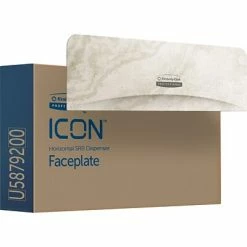 Flash Sale ✔️ Kimberly-Clark Professional ICON Faceplate For Coreless Two-Roll Horizontal Toilet Paper Dispensers, Warm Marble (58792) 💯