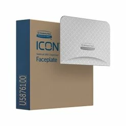 Hot Sale 🔔 2-Ply Toilet Paper Kimberly-Clark Professional ICON Faceplate For Coreless Two-Roll Vertical Toilet Paper Dispensers, Silver Mosaic (58761) 🔔