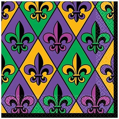Buy โค๏ธ Disposable Napkins Amscan Fleur De Lis Lunch Napkins, 36 Per Pack, 3/Pack (711902) ๐ 3 Buy โค๏ธ Disposable Napkins Amscan Fleur De Lis Lunch Napkins, 36 Per Pack, 3/Pack (711902) ๐