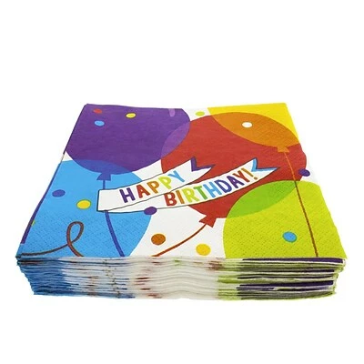 Hot Sale ๐ Disposable Napkins JAM PAPER ๐ฅณ Birthday Party Beverage Napkins, 5 X 5, Brilliant Balloons Design, 36 Napkins/Pack ๐ 4 Hot Sale ๐ Disposable Napkins JAM PAPER ๐ฅณ Birthday Party Beverage Napkins, 5 X 5, Brilliant Balloons Design, 36 Napkins/Pack ๐ - Image 2