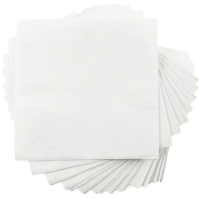 Outlet ๐ Disposable Napkins JAM PAPER Small Beverage Napkins, 5 X 5, White, 48 Packs Of 50, 2400 Total Napkins/Carton ๐ 3 Outlet ๐ Disposable Napkins JAM PAPER Small Beverage Napkins, 5 X 5, White, 48 Packs Of 50, 2400 Total Napkins/Carton ๐