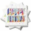 New ❤️ Disposable Napkins JAM PAPER 🥳 Birthday Party Lunch Napkins, 6 1/2 X 6 1/2, Colorful Confetti, 16 Napkins/Pack 💯 -Janitorial Paper Sales unnamed file 2701