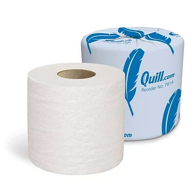 Brand new ⌛ 2-Ply Toilet Paper Quill Brand® Toilet Paper, 100% Recycled, 2-Ply, 500 Sheets/Roll, 96 Rolls/Carton (7814-QCC) 😀 3 Brand new ⌛ 2-Ply Toilet Paper Quill Brand® Toilet Paper, 100% Recycled, 2-Ply, 500 Sheets/Roll, 96 Rolls/Carton (7814-QCC) 😀
