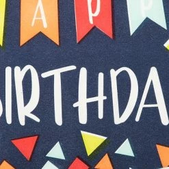 Deals 🌟 Disposable Napkins JAM PAPER 🎂 Birthday Party Beverage Napkins, 5 X 5, Blue Banner, 16 Napkins/Pack 💯 -Janitorial Paper Sales unnamed file 2718