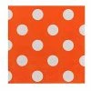 Brand new 🔥 Disposable Napkins JAM PAPER Small Polka Dot Beverage Napkins, 5 X 5, Orange With Polka Dots, 16/Pack 😀 -Janitorial Paper Sales unnamed file 2719
