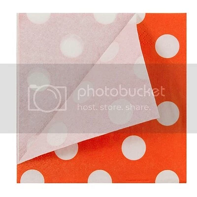 Brand new ๐ฅ Disposable Napkins JAM PAPER Small Polka Dot Beverage Napkins, 5 X 5, Orange With Polka Dots, 16/Pack ๐ 6 Brand new ๐ฅ Disposable Napkins JAM PAPER Small Polka Dot Beverage Napkins, 5 X 5, Orange With Polka Dots, 16/Pack ๐ - Image 4