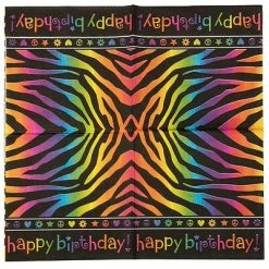 Cheap 🧨 Disposable Napkins JAM PAPER 🥳 Birthday Party Beverage Napkins, 5 X 5, Neon Stripes, 16 Napkins/Pack 😍 -Janitorial Paper Sales unnamed file 2730