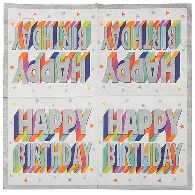Discount 𧨠Disposable Napkins JAM PAPER π Birthday Party Beverage Napkins, 5 X 5, Colorful Confetti, 16 Napkins/Pack β 7 Discount 𧨠Disposable Napkins JAM PAPER π Birthday Party Beverage Napkins, 5 X 5, Colorful Confetti, 16 Napkins/Pack β - Image 5