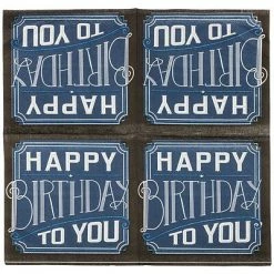 Flash Sale 🔥 Disposable Napkins JAM PAPER 🥳 Birthday Party Beverage Napkins, 5 X 5, Happy 🥳 Birthday To You, 16 Napkins/Pack ✨ -Janitorial Paper Sales unnamed file 2740