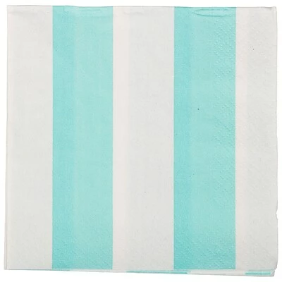 Cheapest ๐ Disposable Napkins JAM PAPER Small Beverage Napkins, 5 X 5, Aqua Blue Stripe, 16/Pack ๐ฅ 5 Cheapest ๐ Disposable Napkins JAM PAPER Small Beverage Napkins, 5 X 5, Aqua Blue Stripe, 16/Pack ๐ฅ - Image 3
