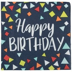 Best reviews of 🥰 Disposable Napkins JAM PAPER 🎂 Birthday Party Lunch Napkins, 6 1/2 X 6 1/2, Blue Banner, 16 Napkins/Pack 🔔 -Janitorial Paper Sales unnamed file 2765