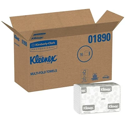 Promo 🧨 Multifold Paper Towels Kleenex Multifold Paper Towel, 1-Ply, White, 150 Sheets/Pack, 16 Packs/Carton (01890) 👏 4 Promo 🧨 Multifold Paper Towels Kleenex Multifold Paper Towel, 1-Ply, White, 150 Sheets/Pack, 16 Packs/Carton (01890) 👏 - Image 2