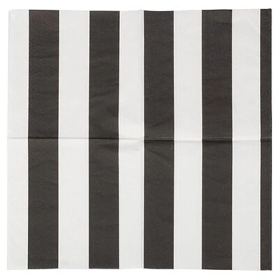 Hot Sale ๐ Disposable Napkins JAM PAPER Small Beverage Napkins, 5 X 5, Black Stripe, 16/Pack ๐ 7 Hot Sale ๐ Disposable Napkins JAM PAPER Small Beverage Napkins, 5 X 5, Black Stripe, 16/Pack ๐ - Image 5