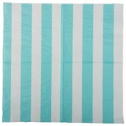 Wholesale 🥰 Disposable Napkins JAM PAPER Medium Lunch Napkins, 6 1/2 X 6 1/2, Aqua Blue Stripe, 16/Pack 😍 -Janitorial Paper Sales unnamed file 2777