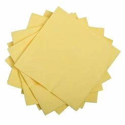 Deals ๐ Disposable Napkins JAM PAPER Small Beverage Napkins, 5 X 5, Light Yellow, 50/Pack ๐ฏ