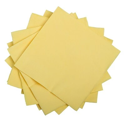 Deals ๐ Disposable Napkins JAM PAPER Small Beverage Napkins, 5 X 5, Light Yellow, 50/Pack ๐ฏ 3 Deals ๐ Disposable Napkins JAM PAPER Small Beverage Napkins, 5 X 5, Light Yellow, 50/Pack ๐ฏ