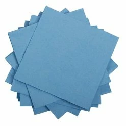 Discount 🥰 Disposable Napkins JAM PAPER Small Beverage Napkins, 5 X 5, Pastel Blue, 50/Pack 🥰