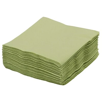 Budget ๐ Disposable Napkins JAM PAPER Small Beverage Napkins, 5 X 5, Leaf Green, 50/Pack ๐ 4 Budget ๐ Disposable Napkins JAM PAPER Small Beverage Napkins, 5 X 5, Leaf Green, 50/Pack ๐ - Image 2