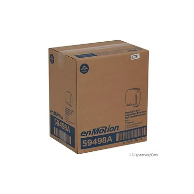 Wholesale ⌛ Hardwound Paper Towel Dispensers EnMotion Impulse 8" Automated Touchless Hardwound Towel Paper Towel Dispenser, Black (59498A) 🧨 9 Wholesale ⌛ Hardwound Paper Towel Dispensers EnMotion Impulse 8" Automated Touchless Hardwound Towel Paper Towel Dispenser, Black (59498A) 🧨 - Image 7