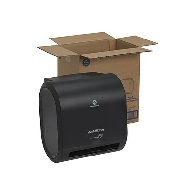 Wholesale ⌛ Hardwound Paper Towel Dispensers EnMotion Impulse 8" Automated Touchless Hardwound Towel Paper Towel Dispenser, Black (59498A) 🧨 10 Wholesale ⌛ Hardwound Paper Towel Dispensers EnMotion Impulse 8" Automated Touchless Hardwound Towel Paper Towel Dispenser, Black (59498A) 🧨 - Image 8