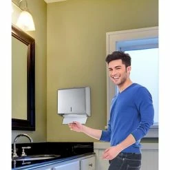 Buy 🥰 Hardwound Paper Towel Dispensers Alpine Industries Stainless Steel Brushed C-Fold/Multi-Fold Paper Towel Dispenser 2 Pack 💯 -Janitorial Paper Sales unnamed file 2872