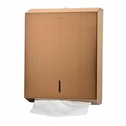 Wholesale 😍 Hardwound Paper Towel Dispensers Alpine Industries Copper Brushed Stainless Steel C-Fold/Multi-Fold Paper Towel Dispenser 2 Pack 🛒