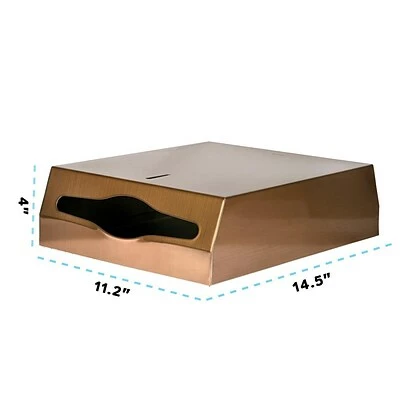 Wholesale π Hardwound Paper Towel Dispensers Alpine Industries Copper Brushed Stainless Steel C-Fold/Multi-Fold Paper Towel Dispenser 2 Pack π 5 Wholesale π Hardwound Paper Towel Dispensers Alpine Industries Copper Brushed Stainless Steel C-Fold/Multi-Fold Paper Towel Dispenser 2 Pack π - Image 3